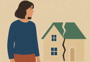 Confident divorced woman reviewing mortgage options and planning her next chapter in homeownership with Femme Capital Partners